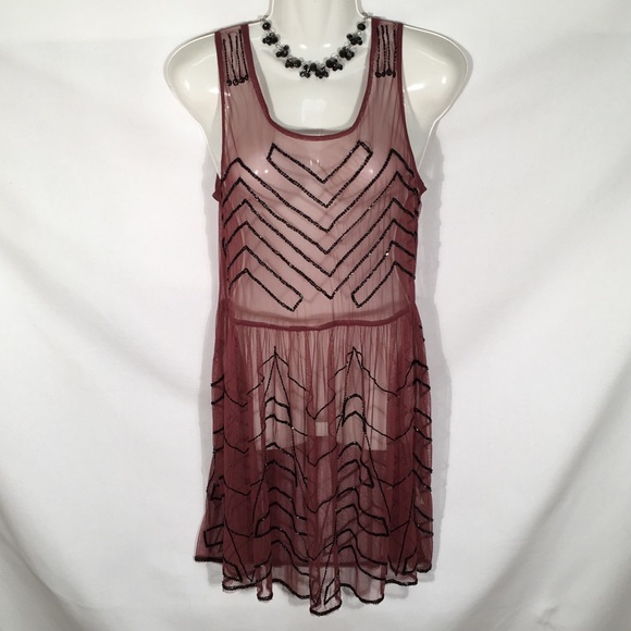 Free People Dresses & Skirts - Free People See Through Dress Cover Up Womens Sz S